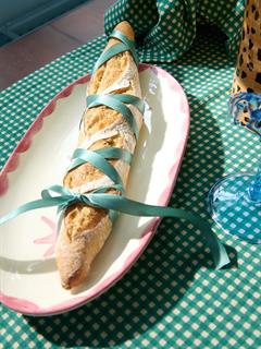 PLATTER RADIANT STAR SERVING PINK