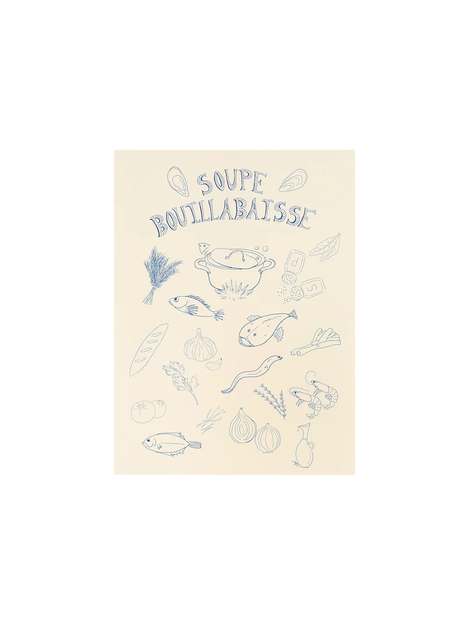 POSTER SOUPE BOUILLABAISSE