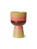 POT RETRO FLOWER LIME GREEN