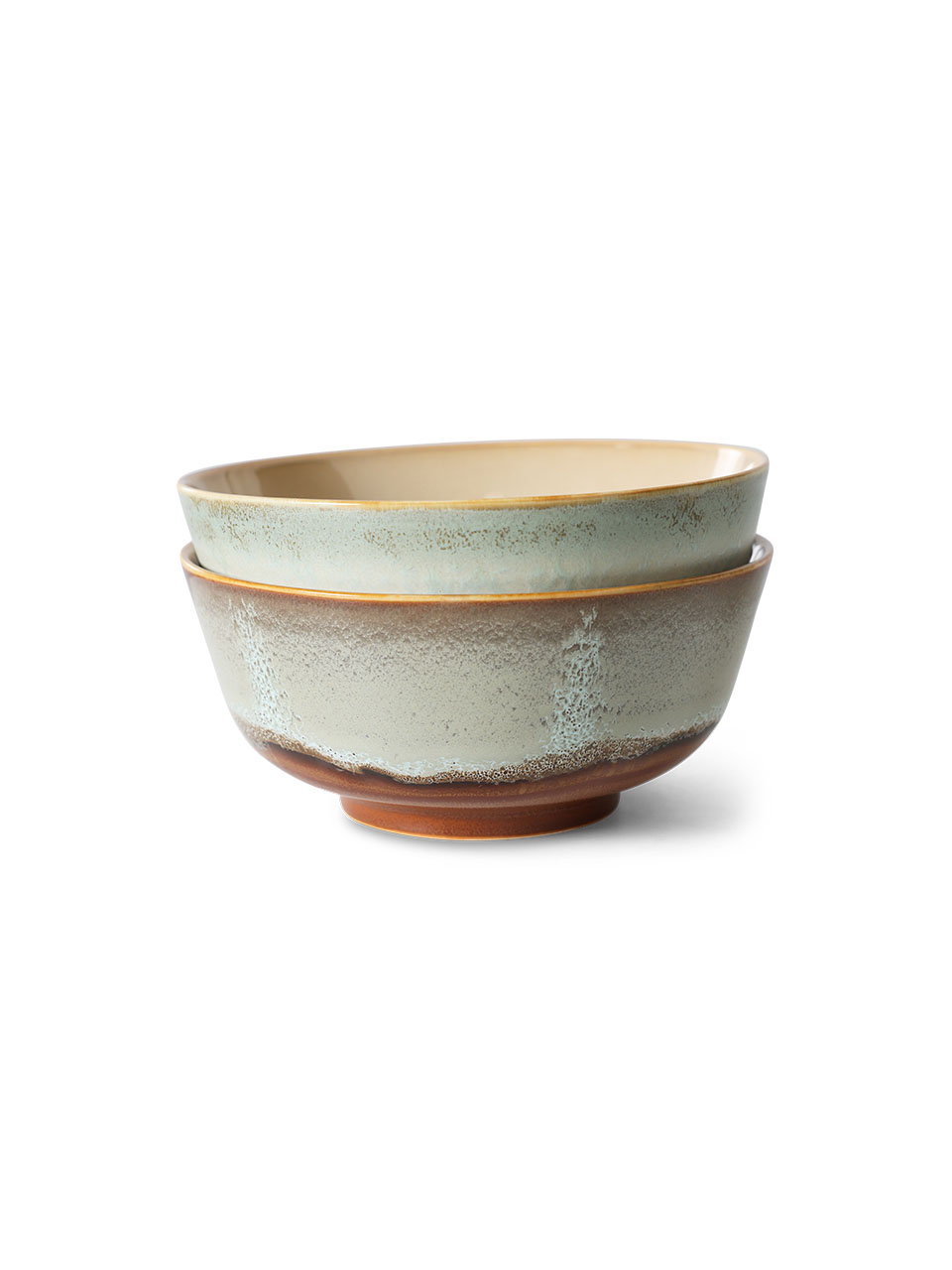 RAMEN BOWL 70'S CERAMICS VERGE SET OF 2