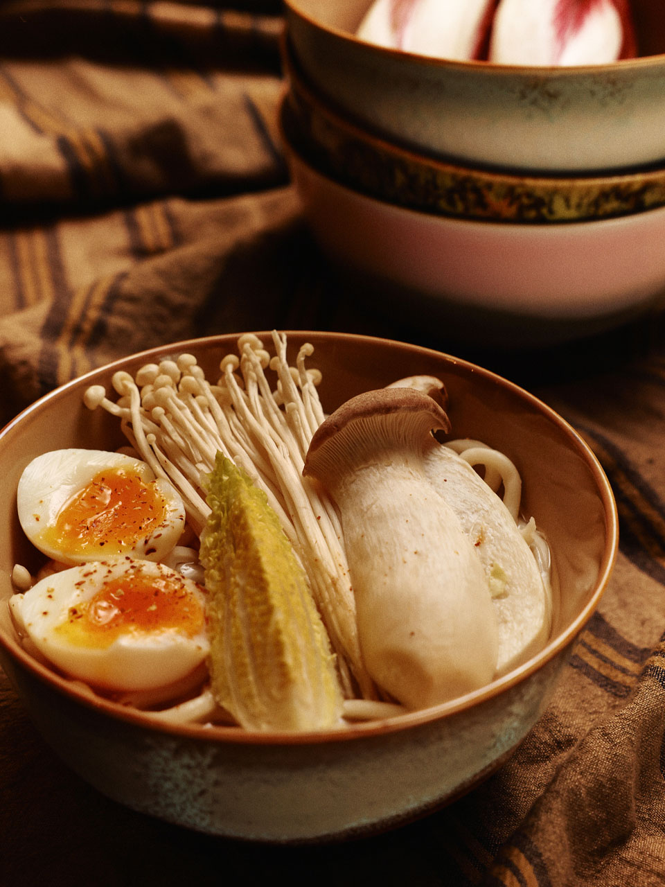 RAMEN BOWL 70'S CERAMICS VERGE SET OF 2