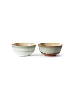 RAMEN BOWL 70'S CERAMICS VERGE SET OF 2