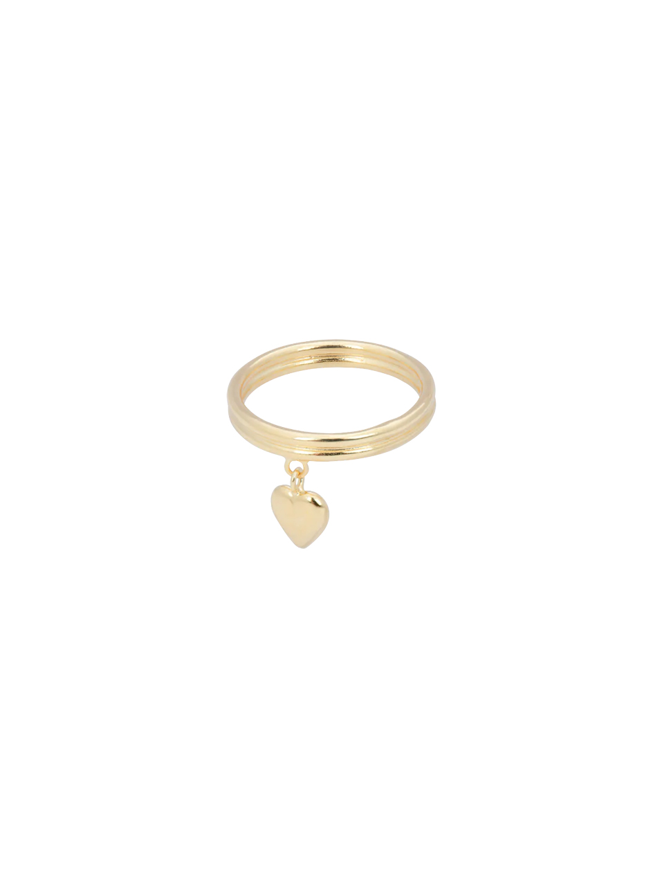 RING BRILLIANT MUSE PINKY SILVER GOLDPLATED