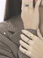 RING MYSTIC SKY GOLD PLATED