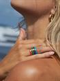 RING SKYLER BRIGHT GREEN