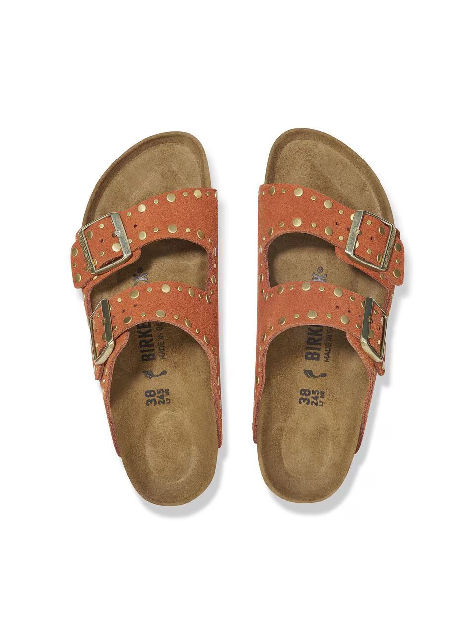 SANDAL ARIZONA RIVET BORDER SUEDE