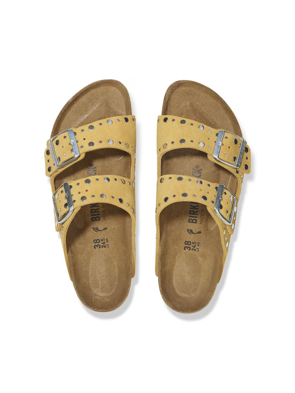 SANDAL ARIZONA RIVET BORDER SUEDE