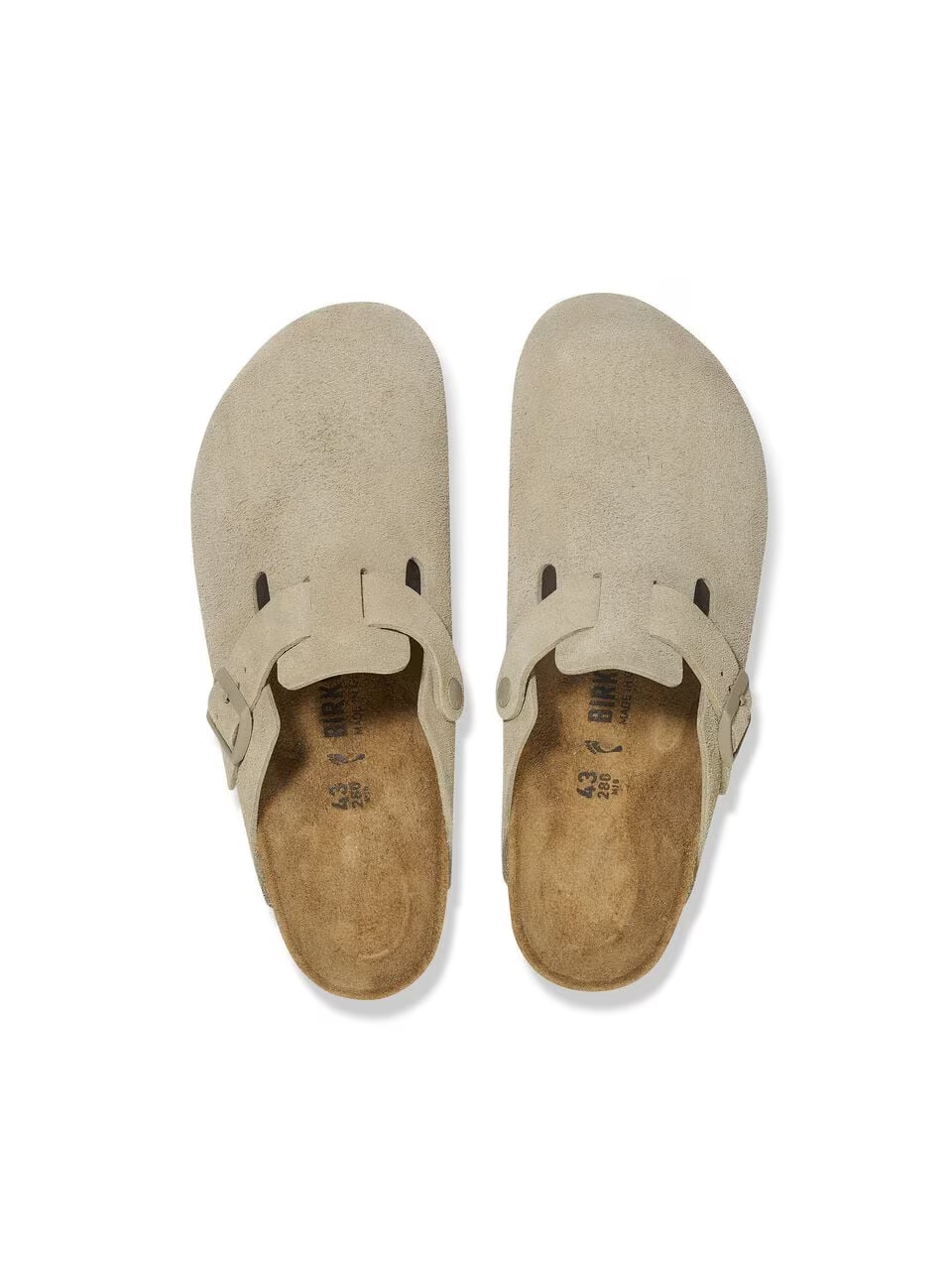 SANDAL BOSTON SUEDE LEATHER FADED
