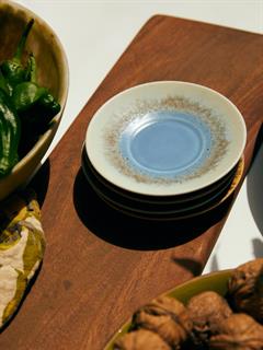 SAUCERS 70S CERAMICS OCEAN SET OF 4