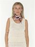 SCARF COTTON STRIPED 55CM
