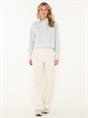 SHIRT EMBRO LOGO STRIPE CROPPED