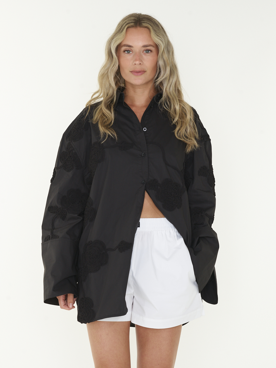 SHIRT FLOWER OVERSIZED