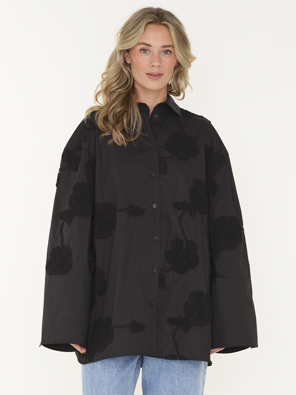 SHIRT FLOWER OVERSIZED