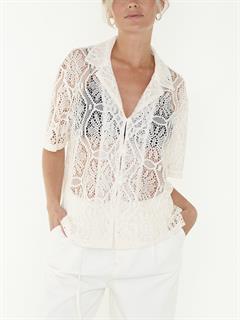 SHIRT LACE CAMP SS