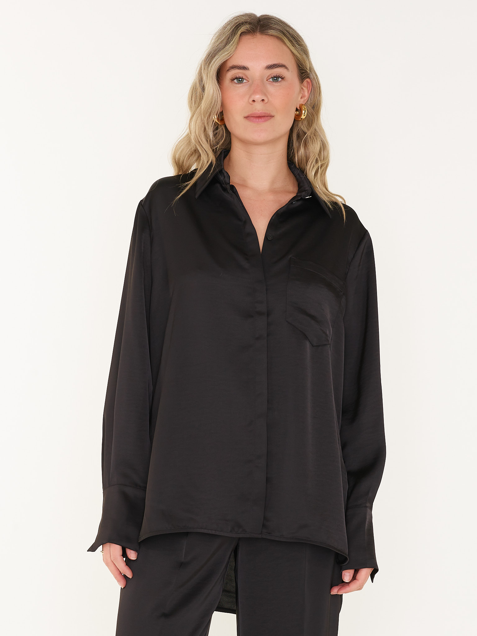 SHIRT LOUDA SATIN LONG