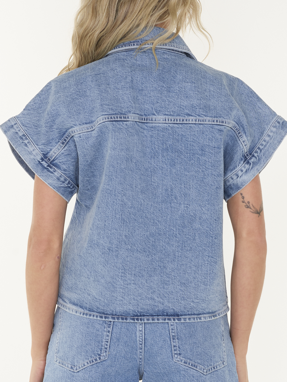 SHIRT MSCHELIDA ADA SS DENIM