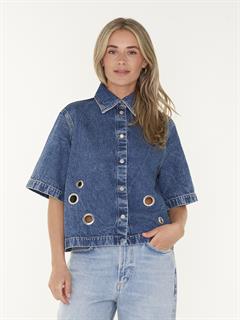 SHIRT SHORT SLEEVE DENIM