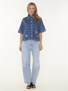 SHIRT SHORT SLEEVE DENIM