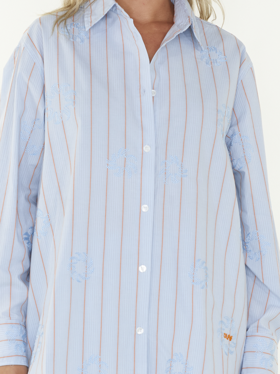 SHIRT STRIPE EMBRO SUN