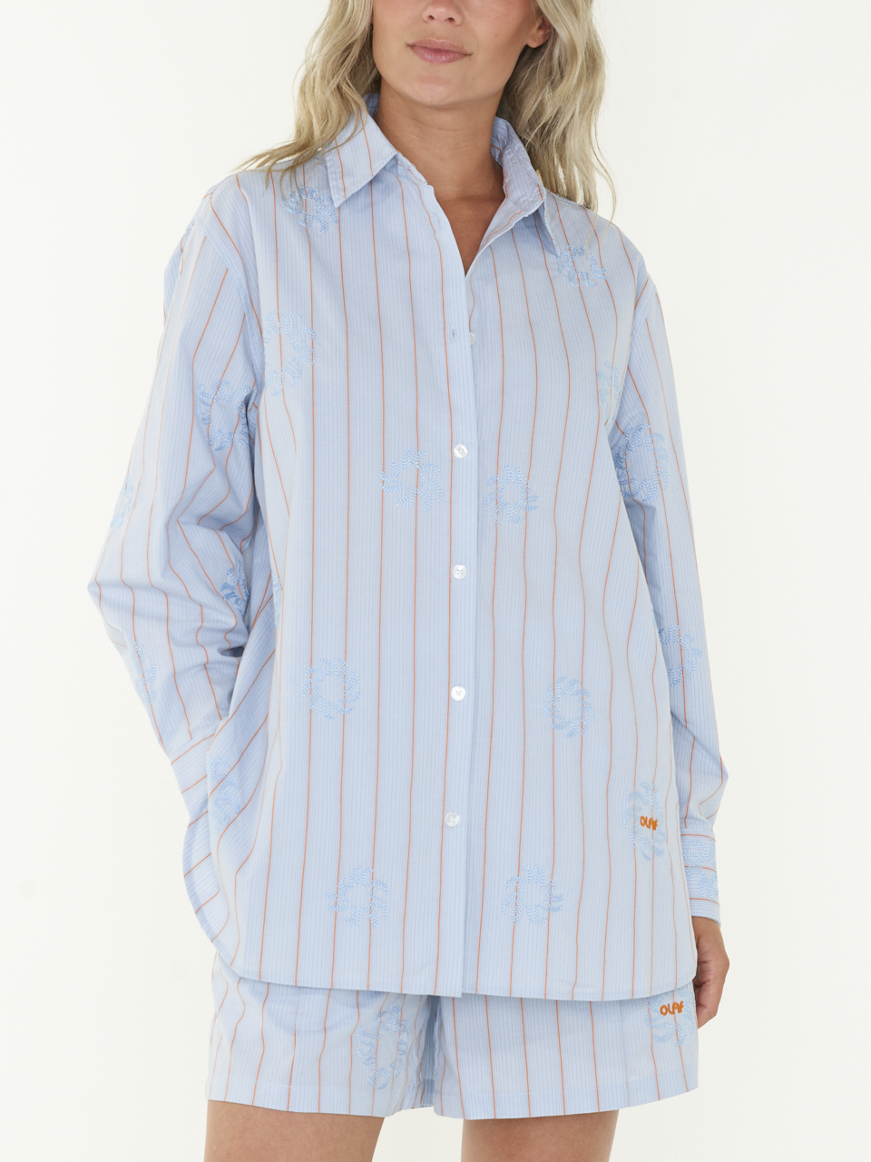 SHIRT STRIPE EMBRO SUN