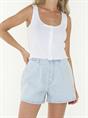SHORT DENIM STUDS