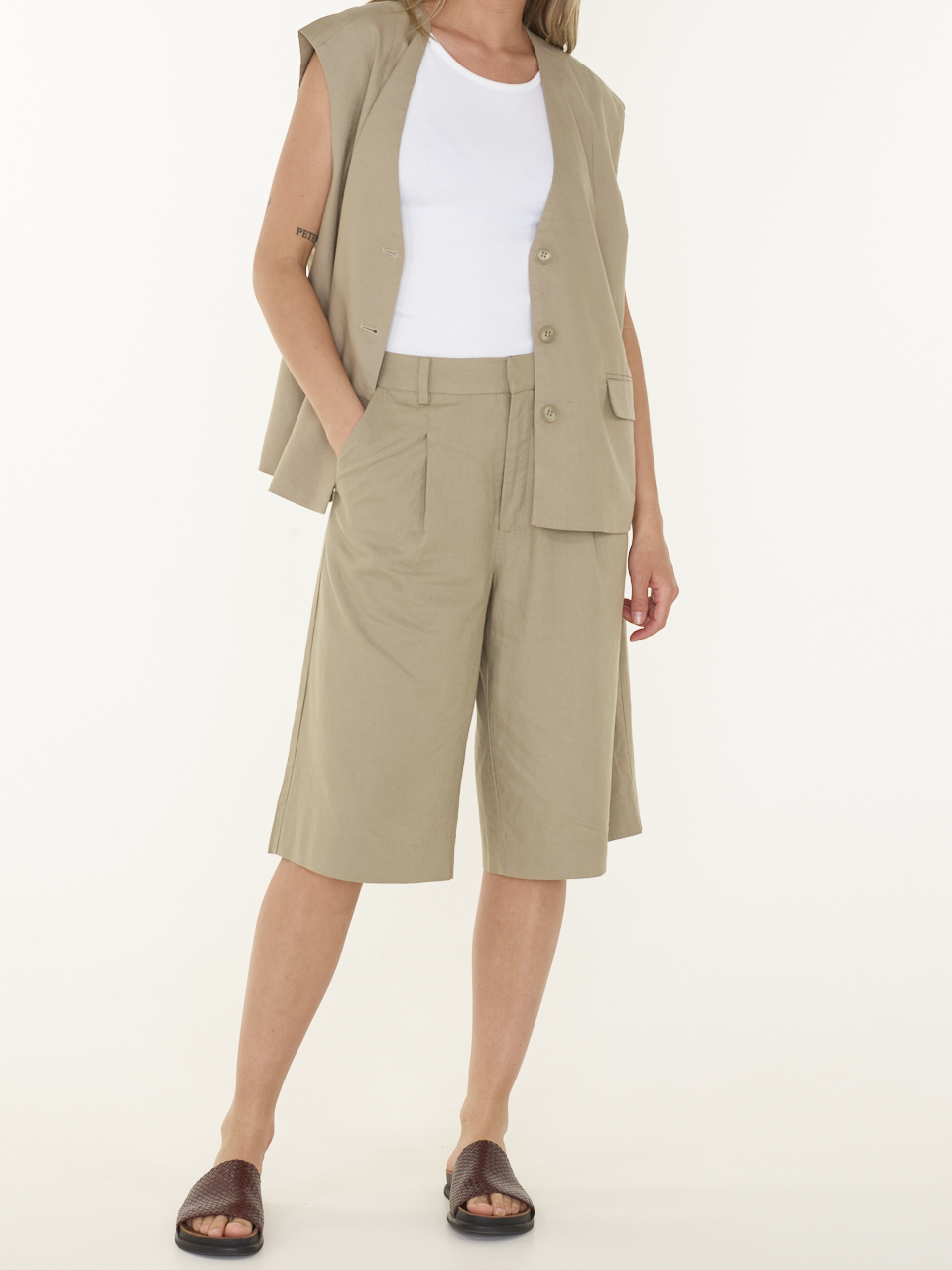 SHORT GZIZZA LINEN MW