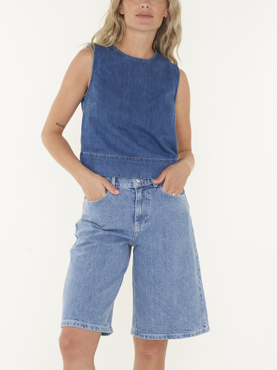 SHORT NSCHELIDA ADA DENIM