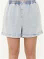 SHORT PULL ON DENIM
