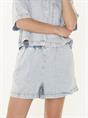 SHORT PULL ON DENIM