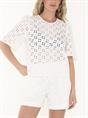 SHORT TREVA BRODERIE ANGLAISE