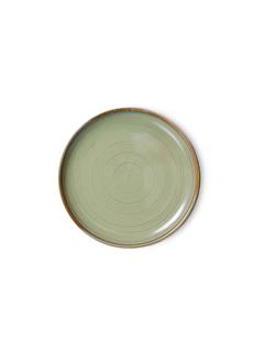 SIDE PLATE CHEF CERAMICS MOSS GREEN