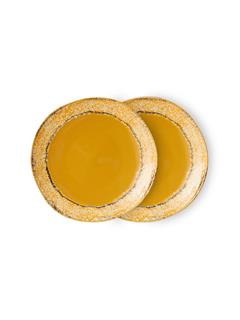 SIDE PLATES 70'S CERAMICS PARADISE SET OF 2