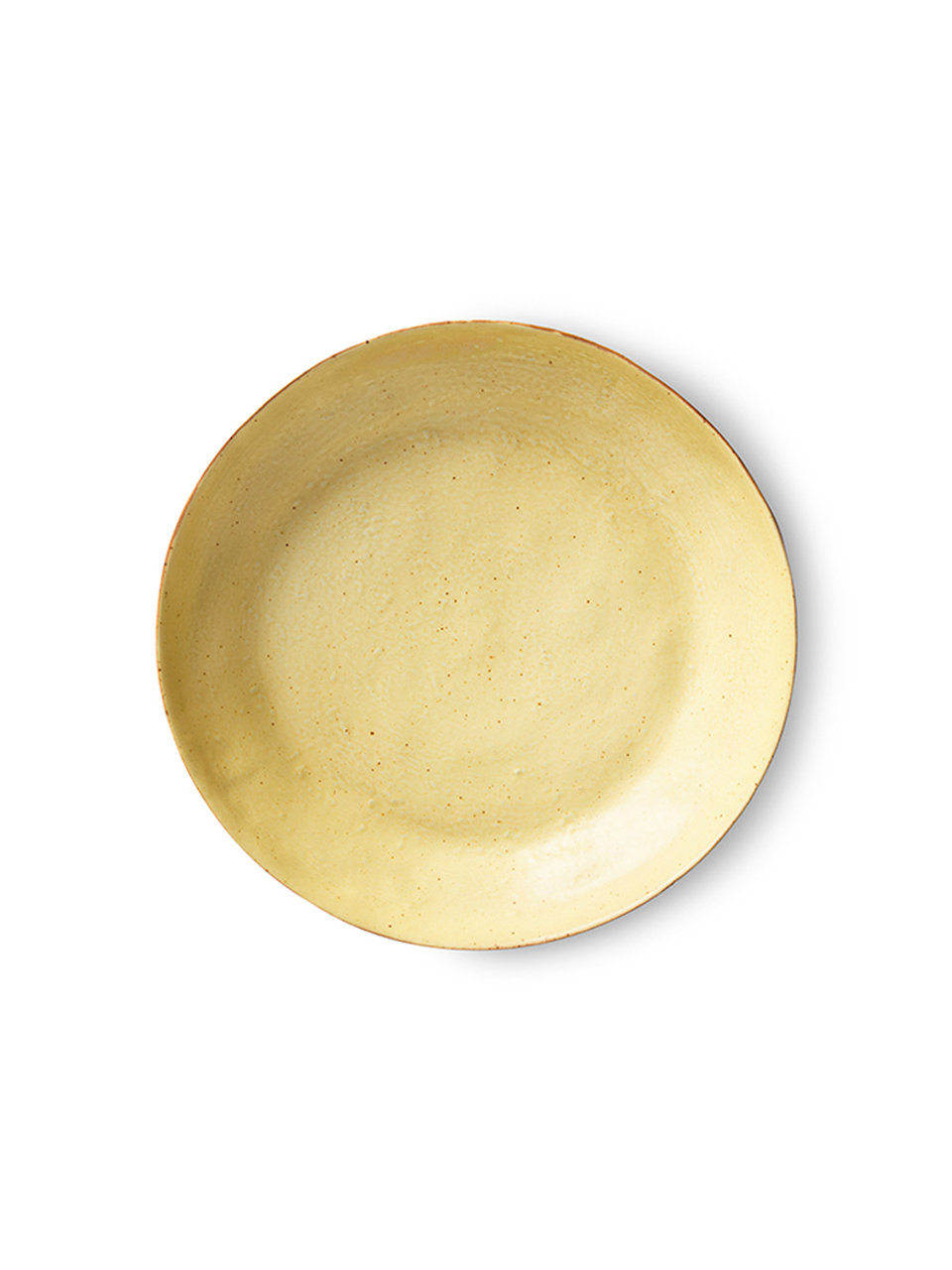 SIDE PLATES BOLD&BASIC CERAMICS YELLOW/BROWN SET OF 2