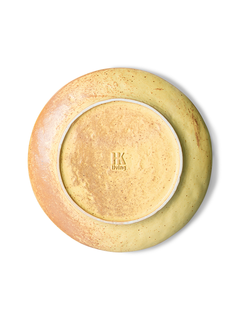 SIDE PLATES BOLD&BASIC CERAMICS YELLOW/BROWN SET OF 2
