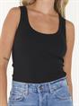 SINGLET SCOOP NECK RIB