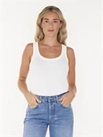SINGLET SCOOP NECK RIB