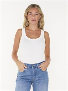 SINGLET SCOOP NECK RIB