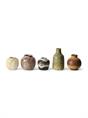 SMALL VASES 70'S CERAMICS PURSUIT SET OF 5