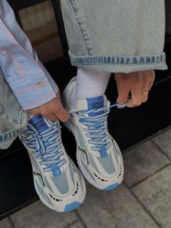 SNEAKER THE RE-RUN WHITE SILVER