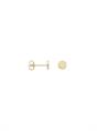 STUD SINGLE HAPPY SMILE GOLD PLATED