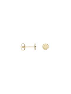 STUD SINGLE HAPPY SMILE GOLD PLATED