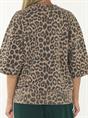 SWEAT SHORT SLEEVE LEOPARD