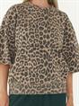SWEAT SHORT SLEEVE LEOPARD