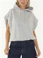 SWEAT SLEEVELESS HOODIE