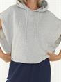 SWEAT SLEEVELESS HOODIE