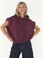 SWEAT SLEEVELESS HOODIE