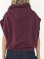 SWEAT SLEEVELESS HOODIE