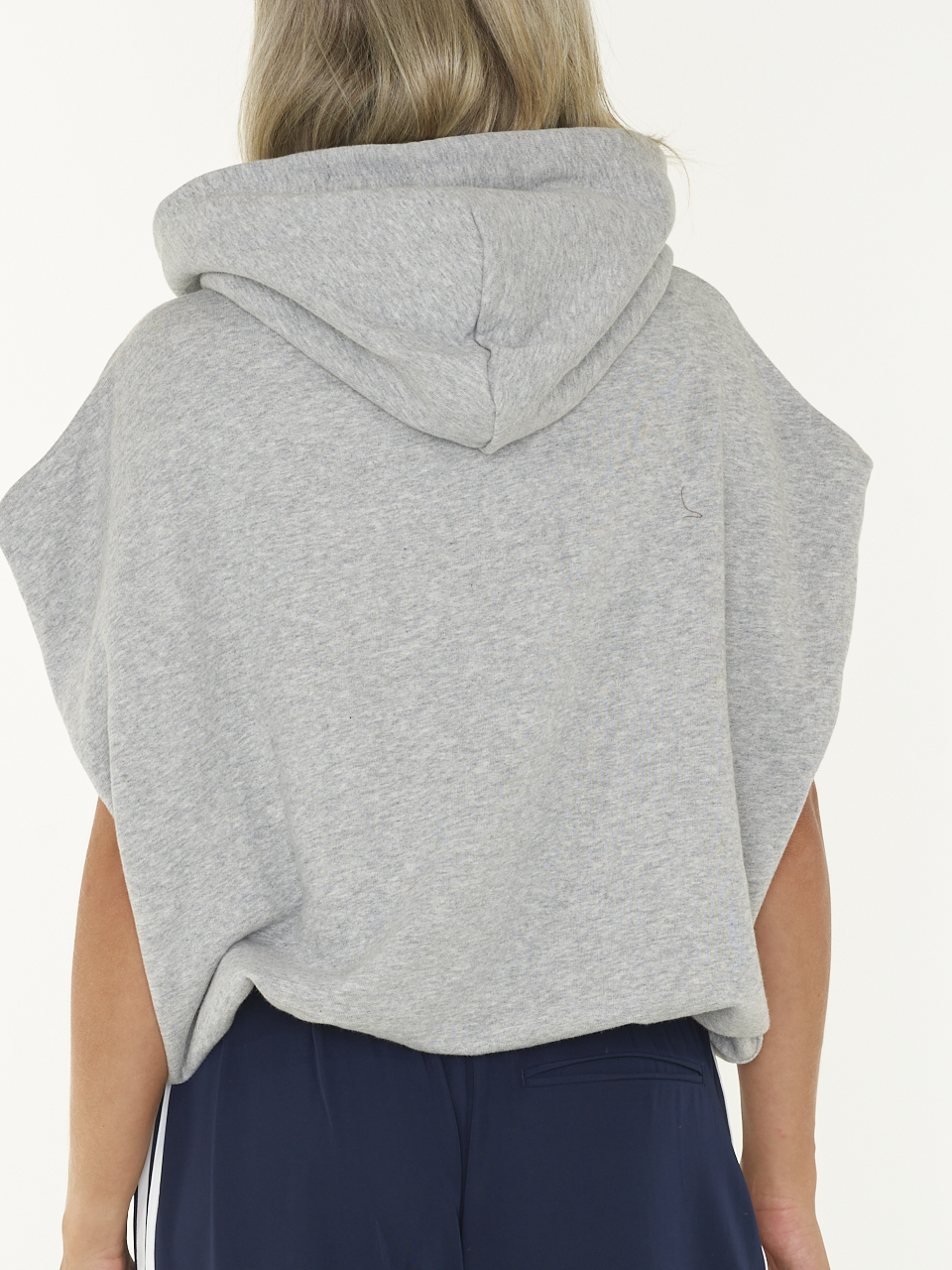 SWEAT SLEEVELESS HOODIE
