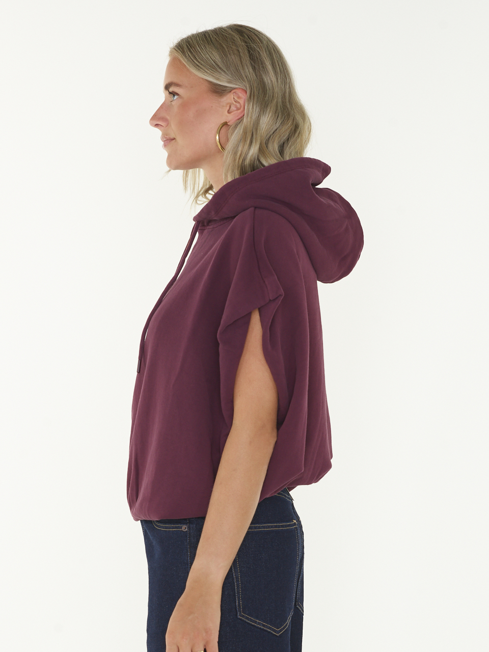 SWEAT SLEEVELESS HOODIE