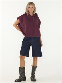 SWEAT SLEEVELESS HOODIE